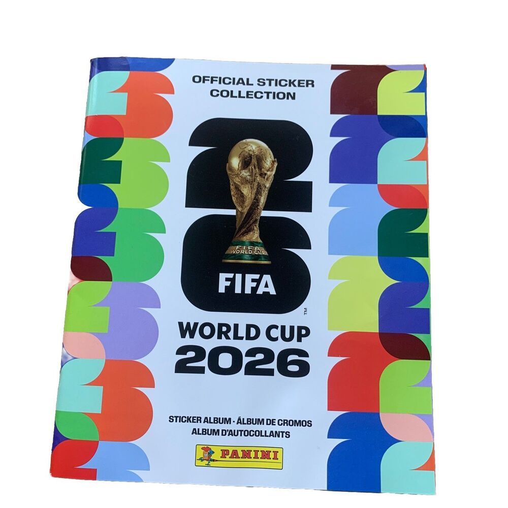 2026 Panini FIFA World Cup Sticker Album Book No Stickers Futbol Soccer
